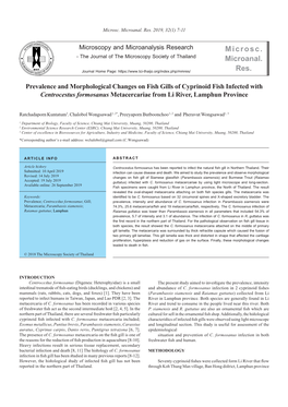 Microsc. Microanal. Res. 2019, 32(1) 7-11