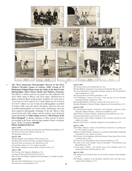 3. the Most Important Photographic Record of the First Modern Olympic