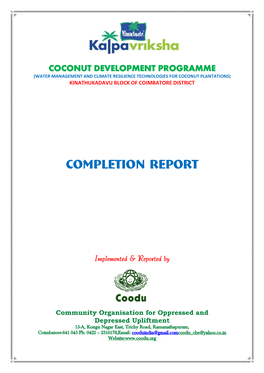 Completion Report