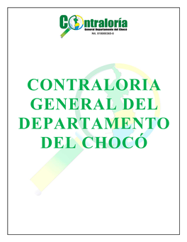 Contraloria General Del Departamento Del Chocó