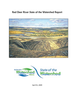 Red Deer River State of the Watershed Report