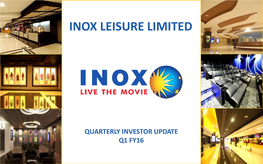 Inox Leisure Limited