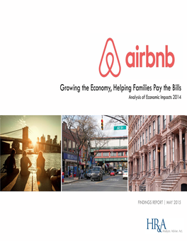 Growing the Economy, Helping Families Pay the Bills Analysis of Economic Impacts 2014