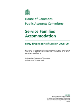 Service Families Accommodation