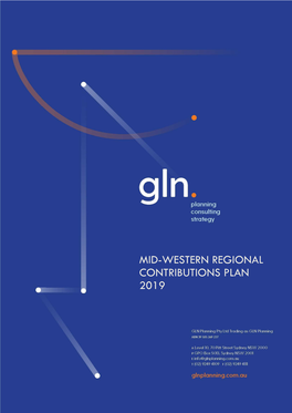 Contributions Plan 2019 Mid-Western Regional Council