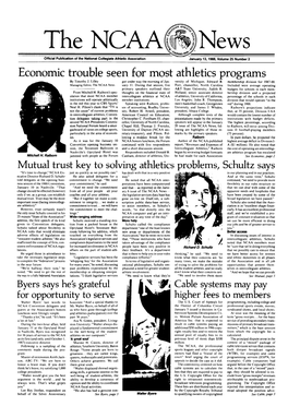 The NCAA News Uary 11