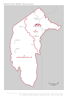 AUSTRALIAN CAPITAL TERRITORY, Statistical Divisions