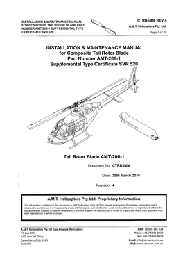 Installation & Maintenance Manual