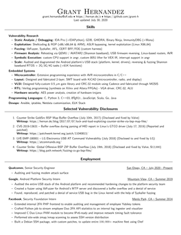 View My Resumé