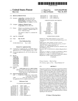 (12) United States Patent (10) Patent No.: US 9,163,078 B2 Rao Et Al