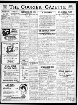 Courier Gazette : November 4, 1937