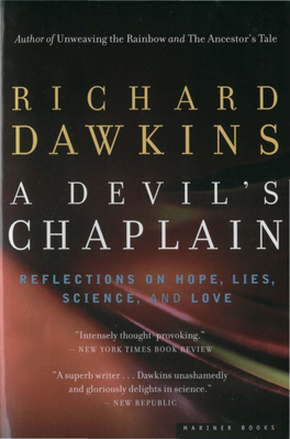 Richard Dawkins a Devil's Chaplain (2003)