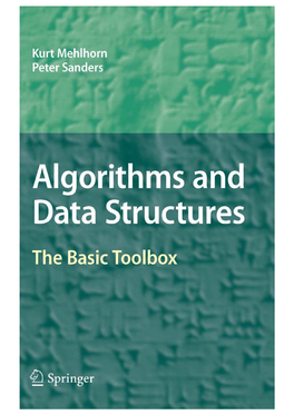 Algorithms and Data Structures Kurt Mehlhorn • Peter Sanders