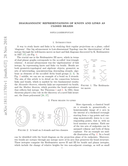 Arxiv:1811.11701V1 [Math.GT] 28 Nov 2018 Htrﬂcsln Stp.Setheorems See Isotopy