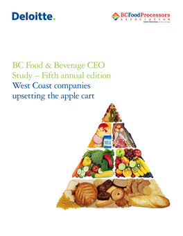 BC Food & Beverage CEO Study – Fifth Annual