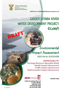 GROOT LETABA RIVER WATER DEVELOPMENT PROJECT (Glewap)