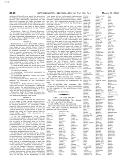 CONGRESSIONAL RECORD—HOUSE, Vol. 156, Pt. 3 March 11