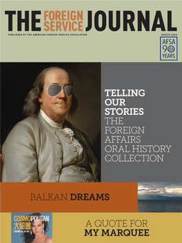 Telling Our Stories the Foreign Affairs Oral History Collection