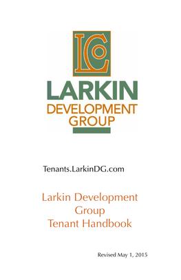 Larkin Development Group Tenant Handbook