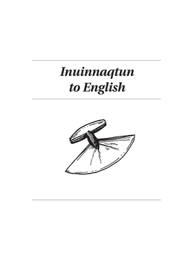 Inuinnaqtun\English Dictionary