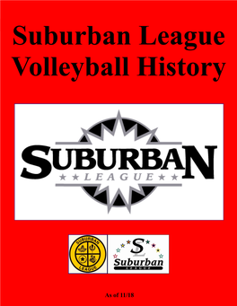 The History of Suburban League Volleyball—National Division