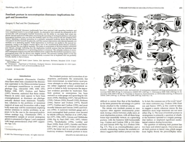 Forelimb Posture in Neoceratopsian Dinosaurs: Implications for · Gait and Locomotion