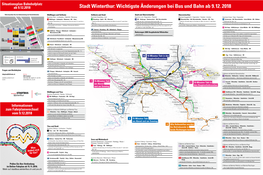 Stadt Winterthur: Wichtigste Änderungen Bei Bus Und Bahn Ab 9