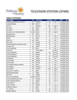 PTV TV Listing 2021