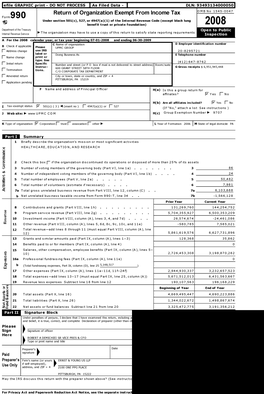 Return of Organization Exempt from Income