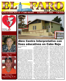 Abre Centro Interpretativo Con Fines Educativos En Cabo Rojo