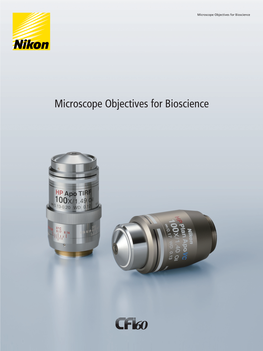 Nikon Objectives