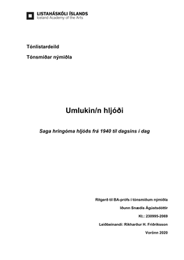 Umlukin/N Hljóði