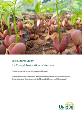 Silvicultural Study for Coastal Restoration in Vietnam