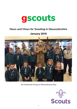 News and Views for Scouting in Gloucestershire January 2019