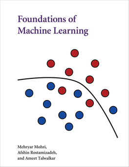 Foundations of Machine Learning Adaptive Computation and Machine Learning