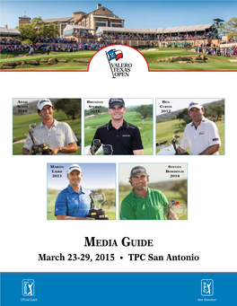March 23-29, 2015 • TPC San Antonio TABLE of CONTENTS