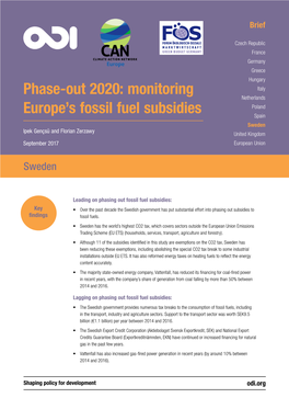 Phase-Out 2020: Monitoring Europe's Fossil Fuel Subsidies