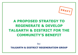 A Proposed Strategy to Regenerate & Develop