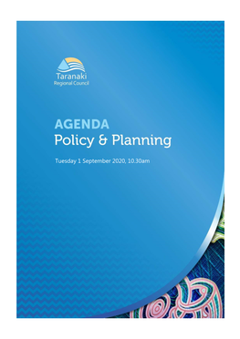 Policy & Planning Committee Agenda September 2020