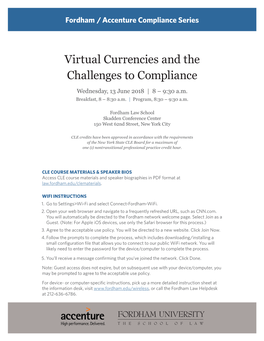 Virtual Currencies and the Challenges to Compliance