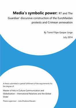 Euromaidan and Crimean Discourse Analysis