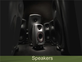 Speakers Introduction