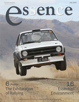 Essential Environment the Exhilaration of Rallying