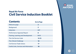 Civil Service Induction Booklet