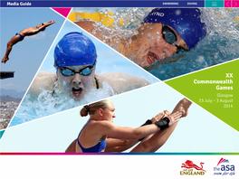 XX Commonwealth Games Glasgow 23 July – 3 August 2014