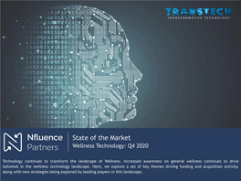 State of the Market Wellness Technology: Q4 2020