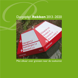 Dorpsplan Rekken 2013-2020