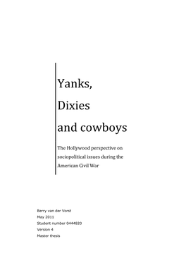 Yanks, Dixies and Cowboys V4.Docx