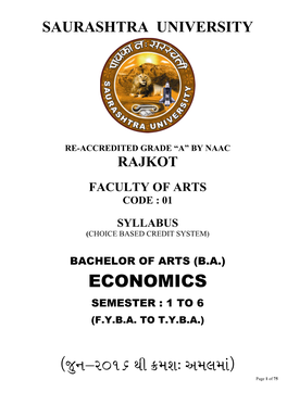 BA Economics