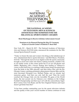 The National Academy of Television Arts & Sciences